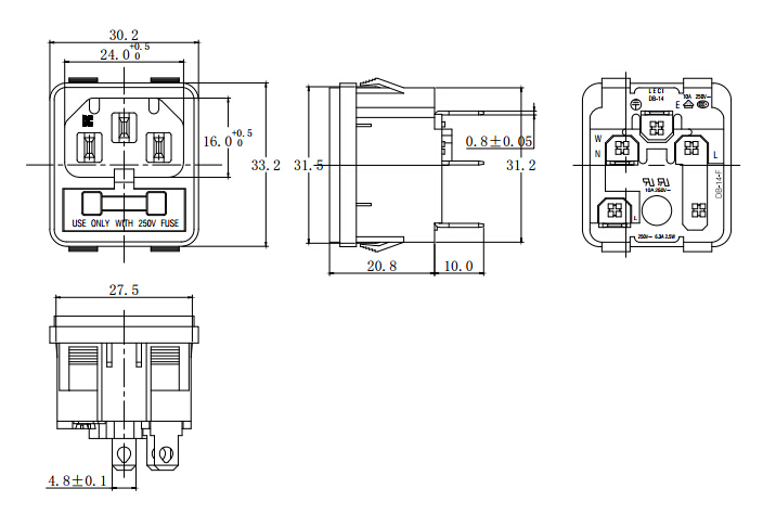 DB-14-F2尺寸圖